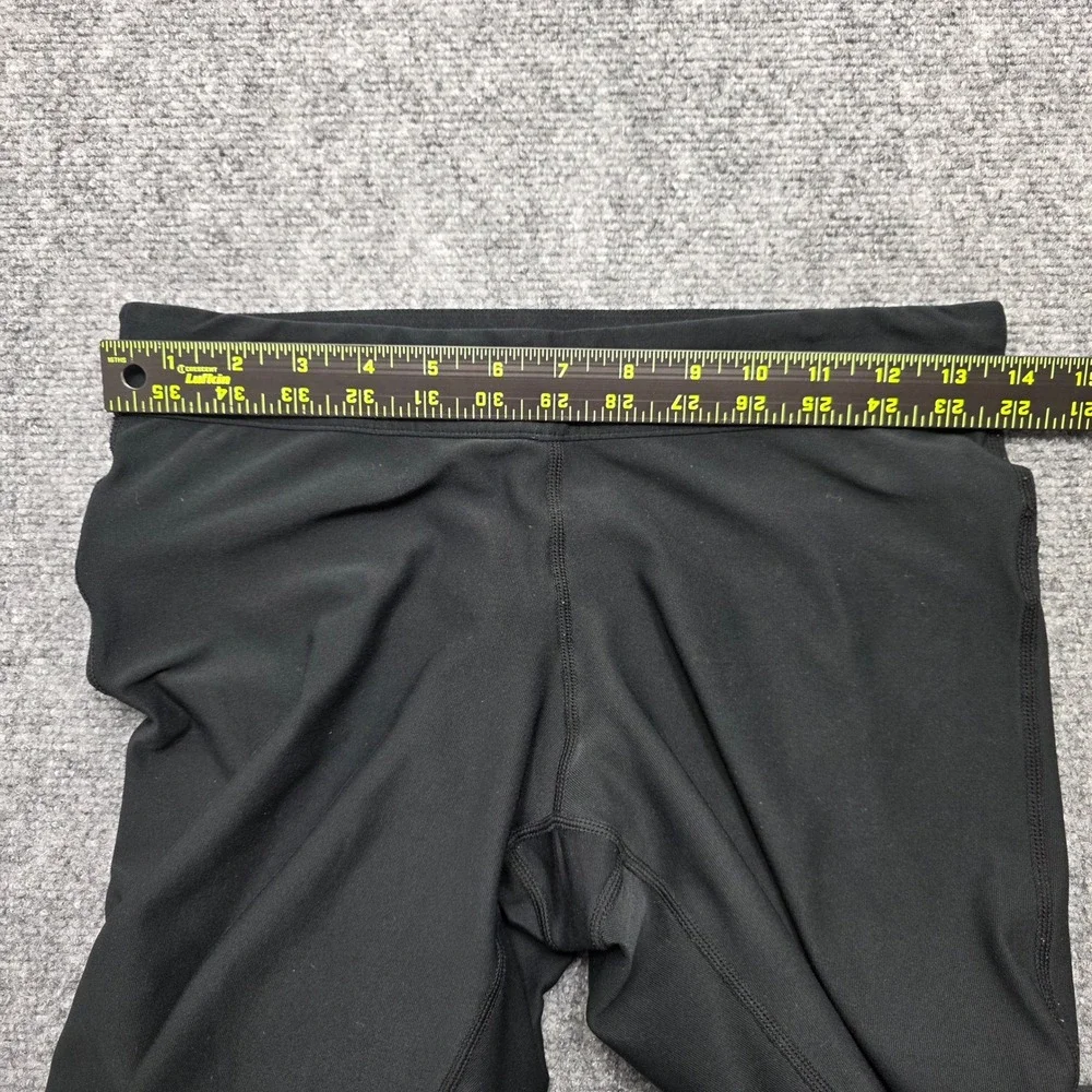 Nike Dri-FIT Cropped Running Leggings Women's Medium Black Back Zipper Pocket